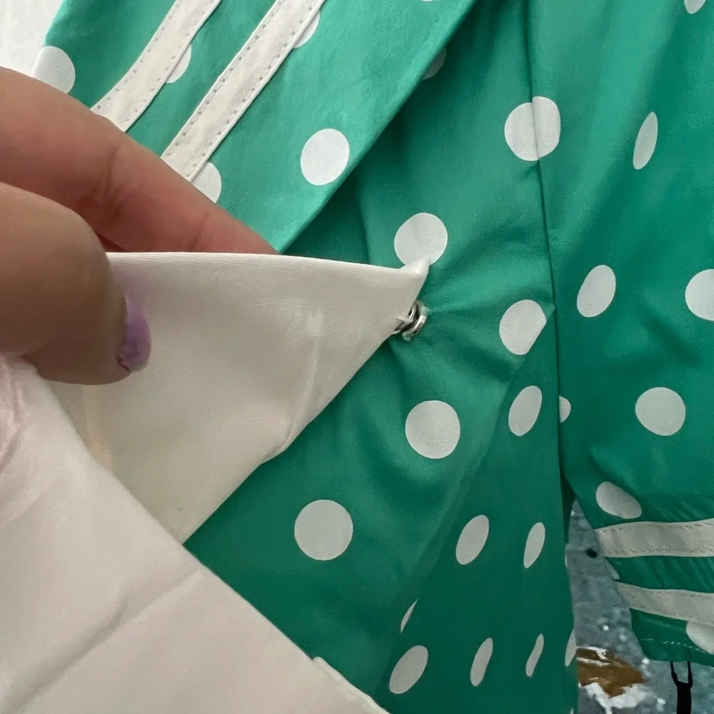 Unique Vintage | Polka Dot Bow Top - Picture 8 of 9